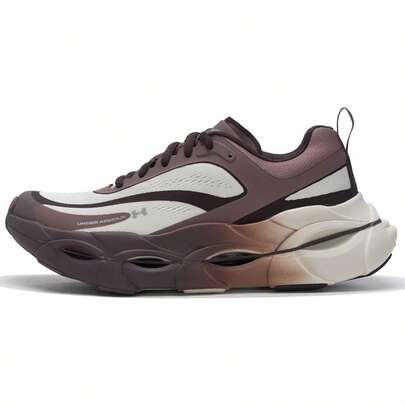 Under Armour Halo Racer-WHT 女式跑步鞋，舒适透气运动鞋，减震回弹缓震，轻便低帮运动鞋，6007641-110