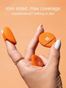 Real Techniques Mini Miracle Concealer Puff 6-Pack,Cheap,Stocking Stuffers,Makeup,Makeup Tools,Cheap Stuff,Gifts,Gifts For Women,Christmas Gifts - Orange - View 7