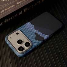 Phone Case Transparent Magnetic Phone Case Magnetic Climber Carbon Fiber Kevlar Texture Suitable For IPhone 17 Pro Max Men Apple 16 Phone Case New 13 Premium 14 Matte 15 Anti-Fingerprint 16 Pro Shockproof 17 - 1個 - 查看 12