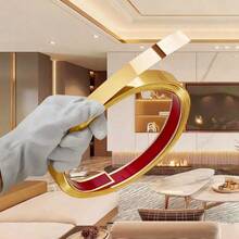 1 rollo de tira decorativa autoadhesiva de acero inoxidable, pegatina de pared de acero inoxidable con tira decorativa plana, tira decorativa autoadhesiva para techo y pared para decoración de sala de estar