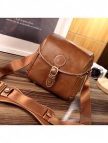 Vintage Camera Bag | Durable Large Capacity Mirrorless Camera Bag For Photography Enthusiasts, Suitable For Konica, Canon, CCD, Cameras, PU Leather Retro Shoulder Bag, Multi-Functional Compartments And Protective Lining, Applicable For Street Photography, Daily Use, Outdoor Shooting And More Scenarios Charger Case Charger Bag Packing Cubes For Women For Men Digital Bag - Multicolor - View 5