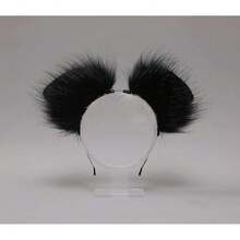 Cosplay Fox Wolf Bear Cat Dog Ears Headband Hairband Hair Hoop Clips,30217973 - Black - View 6