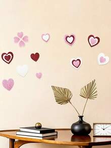 120/60pcs Heart-Shaped Self-Adhesive Stickers, Colorful Glitter Heart Stickers, Suitable For Valentine's Day Handmade Materials, DIY Cards, Box Sealing Stickers, Commercial Product Packaging Sealing Stickers, Gift Box Decoration Bag Packaging Labels - Multicolor - View 7