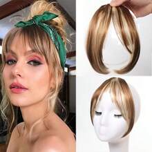Women's Hair Topper Wig Piece, Fluffy High Crown Hairpiece, Lightweight Bangs Invisible Hair Extensions - Multicolor - View 12