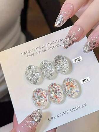 1 罐全息美人鱼美甲闪粉 - 彩虹极光闪粉，闪亮亮片和碎片，迷你星星亮片 - 极光不对称碎片环氧树脂填充剂，带有彩虹色不对称碎片，亮片闪粉超级闪粉美甲装饰，多色闪粉，适用于树脂摇摇杯、模具、美甲护理产品、美甲护理产品；