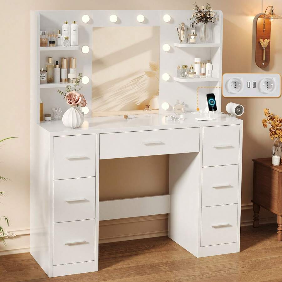 Devoko Vanities & Vanity Benches - EU F Type Plug(220-240V) - View 1