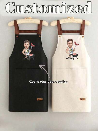 1 Stück personalisierte Schürze, geeignet für Vater, Männer, Frauen, Text und Logo können angepasst werden, Koch-Küchenschürze, personalisierte wasserdichte Küchenschürze, Logo und Name können angepasst werden, Koch-Schürze, perfektes Geschenk für Mutter, Ehemann, Freundin, Freund, Vatertag, Valentinstag, Muttertag, Geburtstag, Jahrestag, Abschluss, Hochzeit, einzigartiger Ausdruck der Liebe