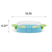 Outward Hound Nina Ottosson Paw N' Play Interactive Dog Treat Puzzle, Level 2 Intermediate Dog Enrichment Dog Toy, Blue, Small,1Count(Packof1),PawN'Play(Blue) - PawN'Play(藍色) - 查看 9