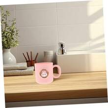 Vaso para Enjuague Bucal Infantil con Diseño de Taza de Cepillo de Dientes con Portátil para Uso Casa y Viajes Material (default) - Multicolor - Ver 5