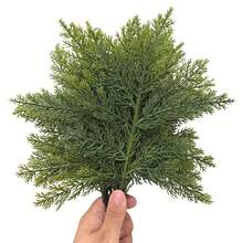 20 قطعة/10 قطعة إبر صنوبر بلاستيكية مصنعة بطول 12.2 بوصة، ملمس واقعي، إبر صنوبر اصطناعية، مناسبة لصنع إكليل الزهور DIY وديكور المنزل، مناسبة جدًا لاحتفالات العطلات وديكور الحديقة وحفلات الزفاف، نباتات أوراق صنوبر مزيفة