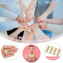 Remuuly All Cancer Awareness Enamel Lapel Pin Colourful Ribbon Brooch Hope Enamel Pins Suicide Awareness Pin Anti Bully Brooch Nurse Pins For Men Women,25 - 25 - Xem 4