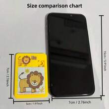 5件套个性化可爱动物卡通数字拼图玩具，生日派对礼物，皮纳塔奖励套装，复活节礼物，适合5-10岁女孩，益智3D拼图玩具 - 彩色 - 查看 13