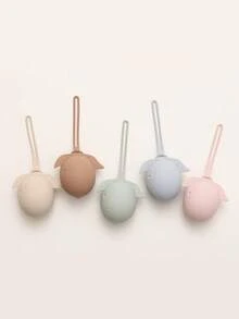 1pc Silicone Pacifier Holder Case For Baby, Lemon Shape Cute Portable Pacifier Storage Case, Baby Soft Silicone Container Box Pacifier Case Pouch For Newborns Accessories - 1pc - View 10