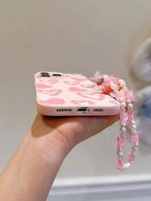 1pc Fashionable Cute Heart Illustration Shockproof Phone Case Compatible With Apple , With Butterfly Lanyard, Fashionable Design Alppe 17/17 Pro/17 Pro Max/16/16 Pro/16 Pro Max/15/15 Pro/15 Pro Max/14/14 Pro/14 Pro Max/13/13 Pro/13 Pro Max/11/11 Pro/11 Pro Max/12/12 Pro/12 Pro Max,Only Phone Cases Available - 款式1(1pc) - 查看 4