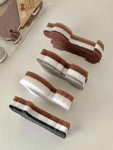 4 buc burete de spălat vase, lavetă abrazivă, burete de curățare a bucătăriei, burete compozit de spălat vase cu trei straturi, formă drăguță de câine, cadou perfect interesant