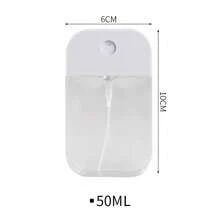 1 Bình xịt nước hoa du lịch cao cấp màu trơn tối giản có thể nạp lại, dạng xịt phun sương nano, có thể tái sử dụng - Trong sáng - Xem 4