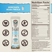 Salud 2-In-1 Hydration Packets + Immunity Electrolytes Powder Horchata Jamaica Agua Fresca Drink Mix Elderberry Dairy & Soy Free Non-GMO Gluten Free Vegan Low Calorie 1g Sugar 15 Servings - 3 chiếc - Xem 3