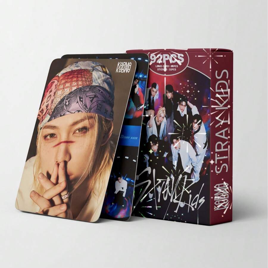 92pcs KPOP Girl Group Photo Cards, Fan Support Gift Box Set - Multicolor - View 1