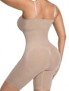 Snatched Waist Body Suit Shapewear Bodysuit Women Shaper - 杏色 - 查看 2
