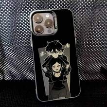 Funda de Teléfono El Ataúd de Andy y Leyley para 17,16,15,14,13,12,11,Pro,Max,Plus, Antigolpes Negra Mate Dura - Z6 - Ver 7