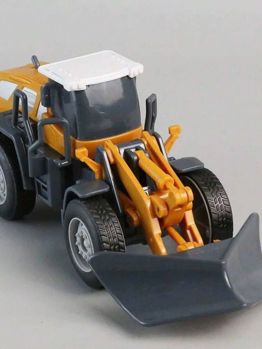 Miniature Excavator Roller Compressor Scale 1:50 With Friction XZ-1794 - Small - View 1
