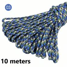 10/100m/Pc Fluorescent Color Camouflage 7-Strand Paracord, Suitable For Outdoor Multipurpose Emergency Survival Rope, Parachute Cord, Bracelet Woven, Camping, Laundry Line, Pet Leash, Durable DIY Rope - 10 Meters - View 38