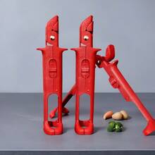 2 piezas de pinzas resistentes al calor para la cocina - Guantes de horno para platos, tazones y vaporizadores calientes | Con protección para los dedos - Multicolor - Ver 2