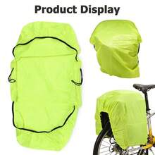 Bicycle Bag Rain Cover Rear Covers Waterproof Plastic Rack Bags Portable Road Bike Saddle
