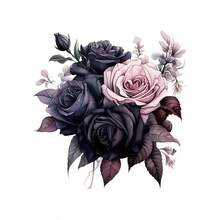 Purple Flower Bathroom Toilet Seat Decal, Creative Waterproof Toilet Cover Decoration - Multicolor - View 9