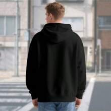 After Hours Til Dawn Tour 2025 Merch Autumn Winter Men's Women's Retro Fashion Long Sleeved Pure Cotton Hoodie - 黑色 - 查看 3