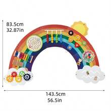 Early Education Toddler Wall Game, Parent-Child Interactive Enlightenment Wall Decor Hanging Accessories, Educational Combination - Multicolor - View 10