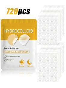 1080 piezas de pegatinas transparentes para la cara - sin alcohol, sin fragancia, suaves y no irritantes, decorativas para la cara y la piel. 280 piezas de pegatinas decorativas para la cara con forma de estrella de colores variados, impermeables y transpirables, para uso facial diario, esenciales para pegatinas faciales y fotografía, convenientes para viajes y fiestas, secreto de belleza, accesorios fotográficos perfectos, adecuados para todo tipo de piel y edades. 720/360/216/72 piezas