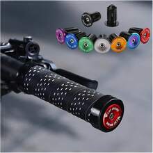 2pcs Bicycle Handlebar Expansion Plugs, Aluminum Alloy Handlebar Decorative Accessories, Bike Grip Decorative Caps, With Installation Tool, Suitable For Mountain Bike, Road Bike, Multiple Colors Available - Multicolor - View 2