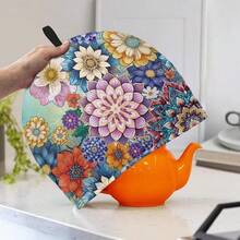 Mandala Flower Tea Cozy Keep Warm Teapot Insulation Cover Bohemia Tea Cosy For Teapot Boho Home Kitchen Decorative,MandalaFlower - MandalaFlower - View 3