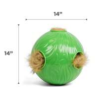 Outward Hound By Nina Ottosson Dog Snuffle N' Treat Ball Puzzle, Level 2 Intermediate, Green, Large,1Count(Packof1),SnuffleN'Treat(Green) - SnuffleN'Treat(綠色) - 查看 8