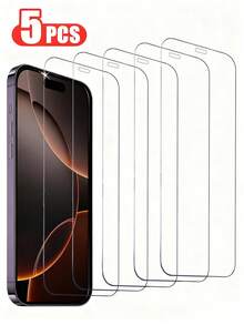 5片装钢化玻璃屏幕保护膜，兼容 17/17 Pro/17 Pro Max/17 Air/16/16 Plus/16 Pro/16 Pro Max/15/14/13/12/11 Pro Max/X/XS/XR/Mini/7/8/14 Plus，也兼容 14/15 Pro Max。这款玻璃材质的手机屏幕保护膜是馈赠亲友的理想之选，也是手机屏幕保护膜和手机配件的完美之选。 - 無色 - 查看 22