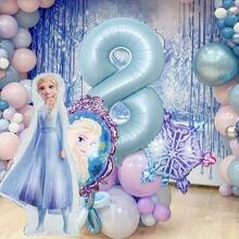 安娜公主雪花铝箔气球 - 非常适合节日、圣诞节和假日庆祝活动，可用于制作气球、气球花环、冰雪奇缘主题气球、生日装饰和生日气球。 - 彩色 - 查看 9