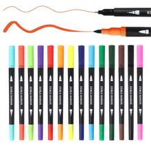 9-Color Food Coloring Pens, Double-Ended Design With Thick And Thin Tips, Suitable For Cookie Decorating, Fondant, Icing, Painting, Baking, And More - Multicolor - View 25