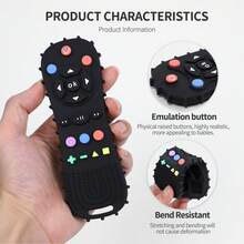 2pcs Silicone Game Controller Shaped Teething Toys, Educational Chew Toys, Teething Stick Chew Toy, Perfect Sensory Chewing Toy For 6-12 Months Babies, Stimulate Baby's Curiosity, Best Gift For Baby - Multicolor - View 7