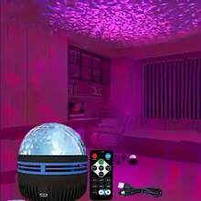 USB Powered LED Aurora Projector - Adjustable Northern Lights Ceiling Light With Remote Control, Suitable For Bedroom And Party Decoration - Multi-color light - View 9