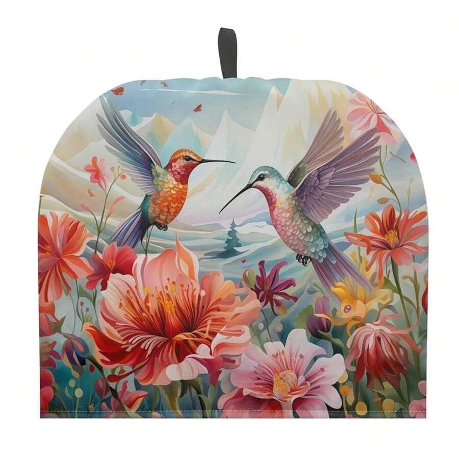 Hummingbird Tea Cozy For Teapot Insulated Rose Hibiscus Tea Pot Cover Home Kitchen Decorative Tea Cosy For Teapot Dust Protector For Women,HummingbirdRoseHibiscus - HummingbirdRoseHibiscus - View 1