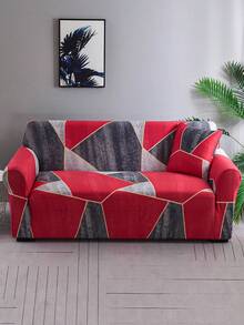 1pc Printed Stretch Sofa Cover, Modern Anti-Fouling Sofa Slipcover, Minimalist Style Sofa Cover Set, Suitable For Living Room, Bedroom, Outdoor Sofa, L-Shaped Chaise Lounge, 1/2/3/4 Seater Sofa Cushion Cover, Home Decor Sofa Cover - Multicolor - View 4