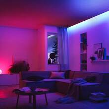 100FT LED Strip Light, Music Sync Tape Lighting, RGB Color Changing  Lighting With Remote, Smart APP Control, LED Lights For Bedroom,TV, Room DIY (APP+Remote) - 美規A型插(110-127V) - 查看 8