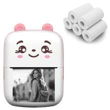Impresora Mini Inalámbrica con Carga USB Portátil Impresora de Etiquetas sin Tinta para Fotos, Notas, Regalos, Recibos, Listas y Scrapbooking DIY - Adecuada para Uso en el Hogar, Oficina, Escuela Regalo de Navidad y Año Nuevo Impresión de Fotos - A8C (impresora) - Ver 11