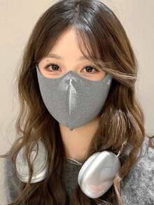 1pc Spring/Winter Warm Eye Protection Microhole Breathable Windproof Thermal Face Mask - Multicolor - View 3