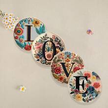 Kits de bordado a mano para el Día de San Valentín, manualidades de crochet, suministros de costura festiva para actividades de fiesta. - Multicolor - Ver 3