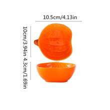 1件卡通可爱柠檬碟餐具家用创意陶瓷高美水果盘沙拉甜品碗盘组合厨房用品 - 彩色 - 查看 12