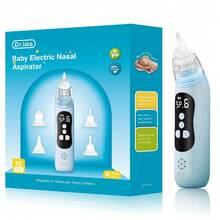 适用于婴儿、幼儿的电动吸鼻器，吸力强劲，便携式可充电，带灯光和音乐功能