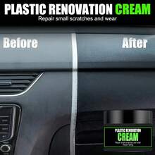 Cera de Polimento Universal para Couro e Plástico - Creme Recondicionador Automotivo para Cuidados com Couro/Plástico/Borracha - A - Visão 5