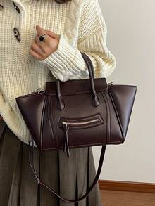 2025 Winter New Fashion Versatile Large Capacity Shoulder Diagonal Crossbody Bag, High-End Commuter Tote Bag - Multicolor - View 13